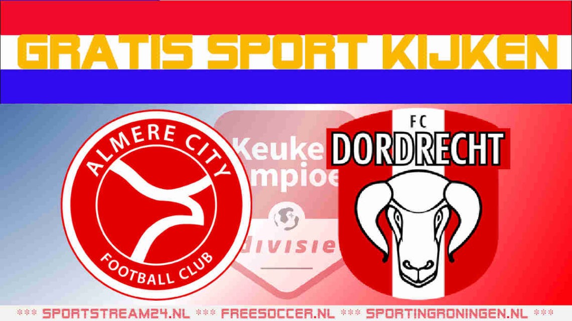 Livestream Almere City FC vs FC Dordrecht