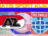 Livestream AZ vs PEC Zwolle