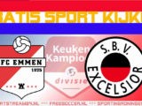 Livestream FC Emmen vs Excelsior