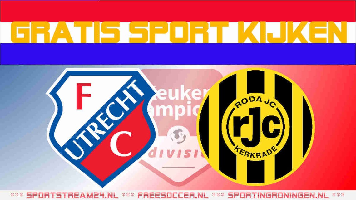 Livestream Jong FC Utrecht vs Roda JC