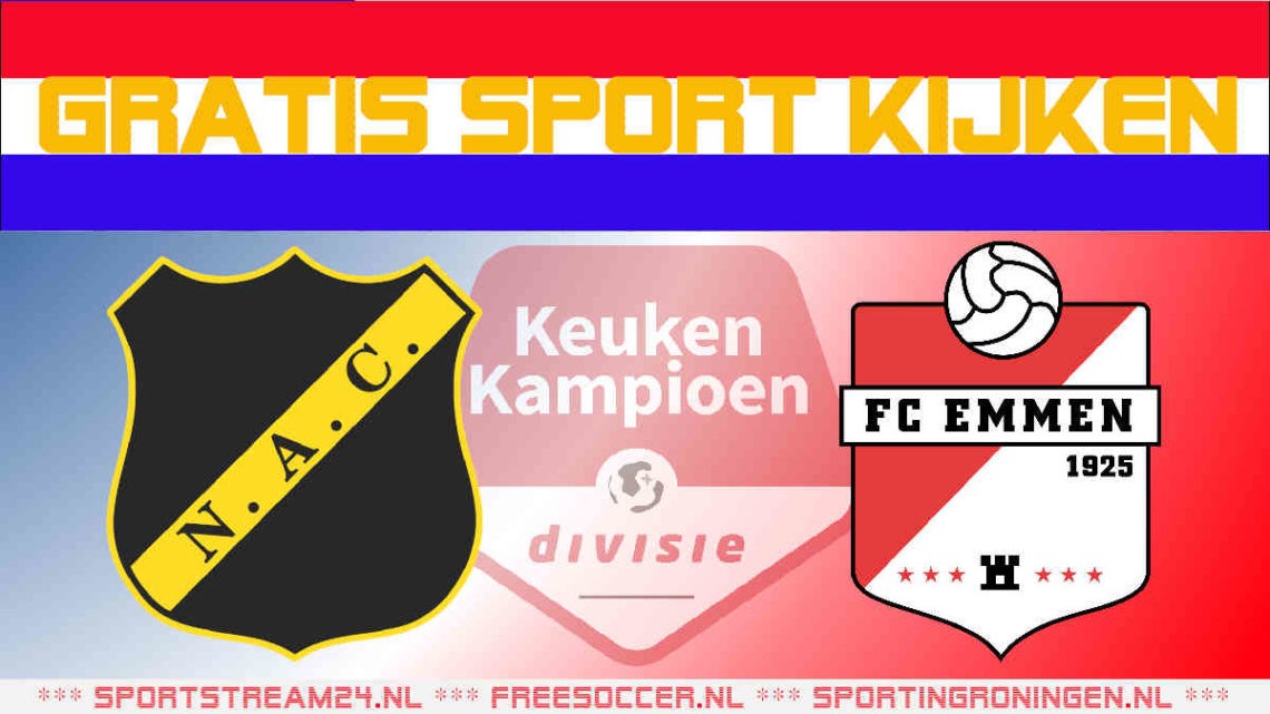Livestream NAC Breda vs FC Emmen