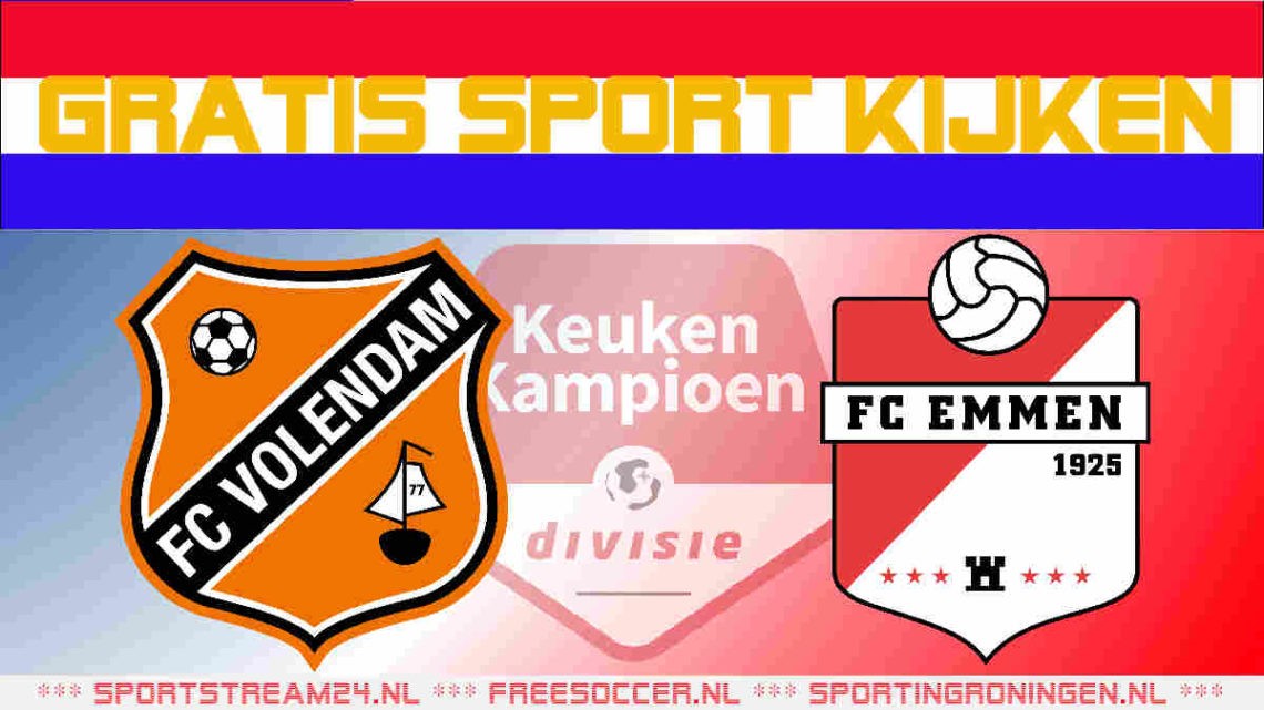 Livestream FC Volendam vs FC Emmen