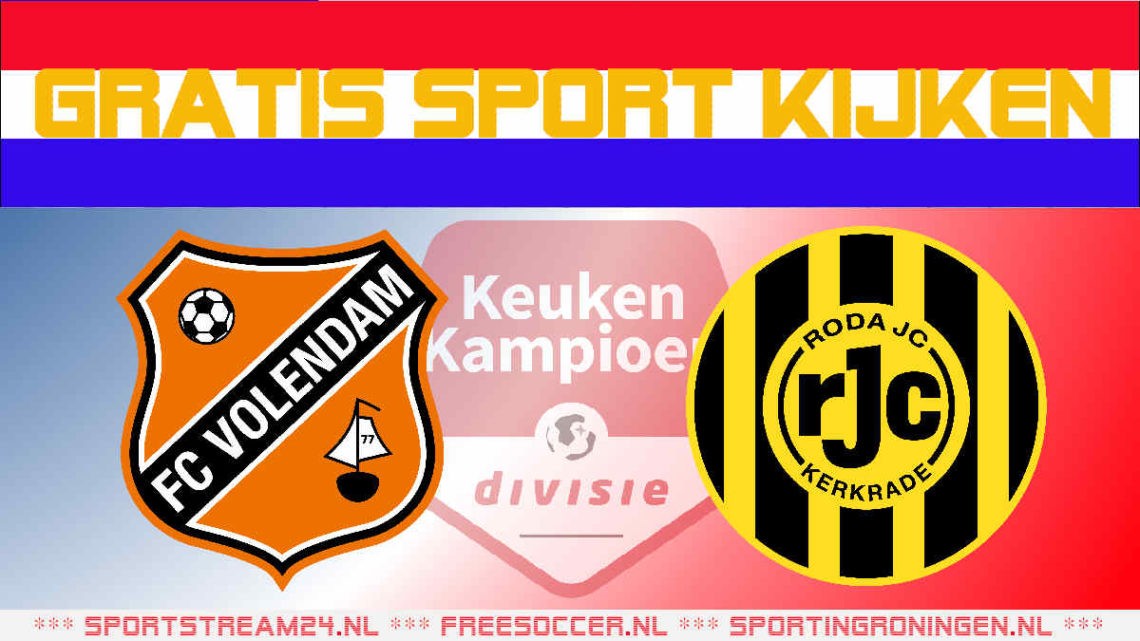 Livestream FC Volendam vs Roda JC