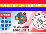 Livestream PEC Zwolle vs Ajax (v)