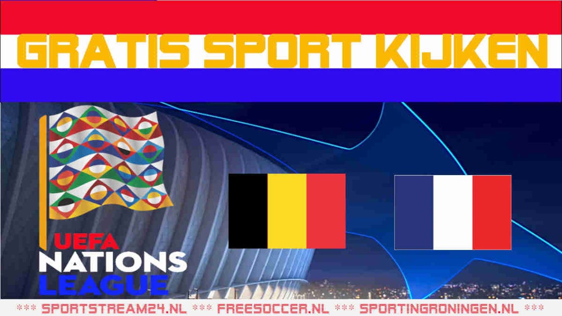 Livestream België vs Frankrijk