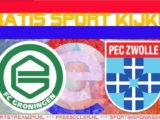 Livestream FC Groningen vs PEC Zwolle