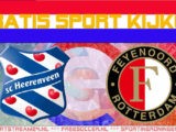 Livestream SC Heerenveen vs Feyenoord