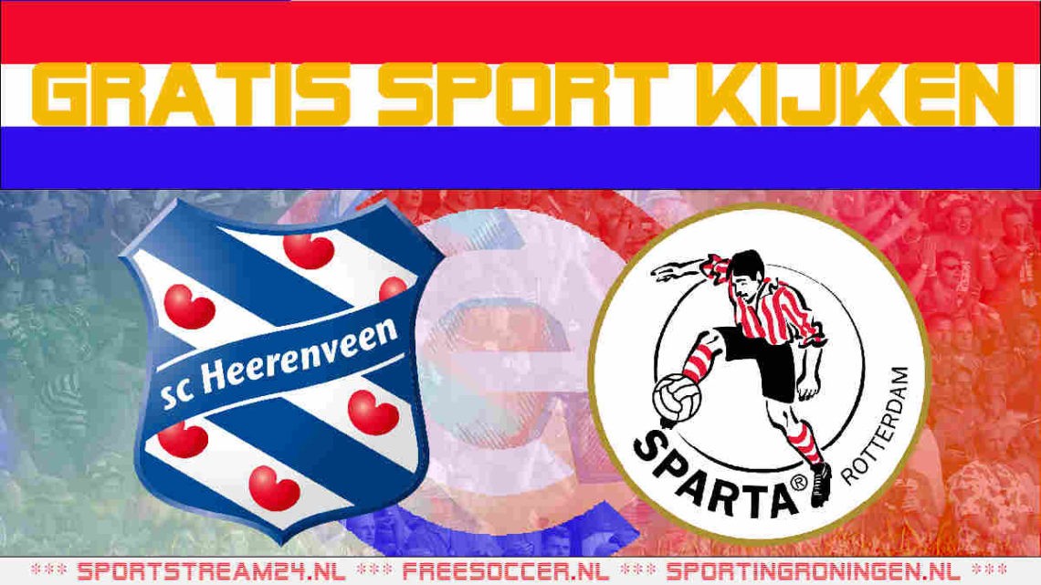 Livestream SC Heerenveen vs Sparta