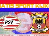 Livestream PSV vs Go Ahead Eagles