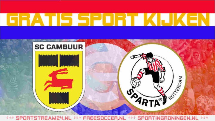Livestream SC Cambuur vs Sparta
