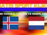 EK Handbal Live IJsland vs Nederland