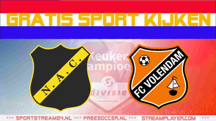 Kijk live NAC Breda vs FC Volendam