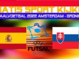 EK Zaalvoetbal livestream Spanje vs Slowakije