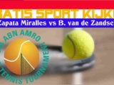 ATP Rotterdam livestream Zapata Miralles vs v/d Zandschulp