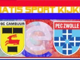 Livestream SC Cambuur vs PEC Zwolle