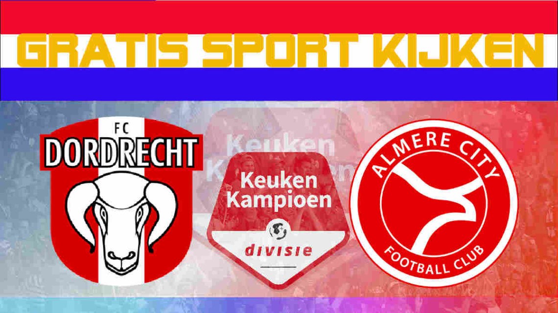 Livestream FC Dordrecht vs Almere City FC