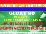 Glory 80 Live kickboxing Jamal Ben Saddik vs Levi Rigters
