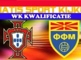 Livestream WK kwalificatie Portugal vs Noord-Macedonië