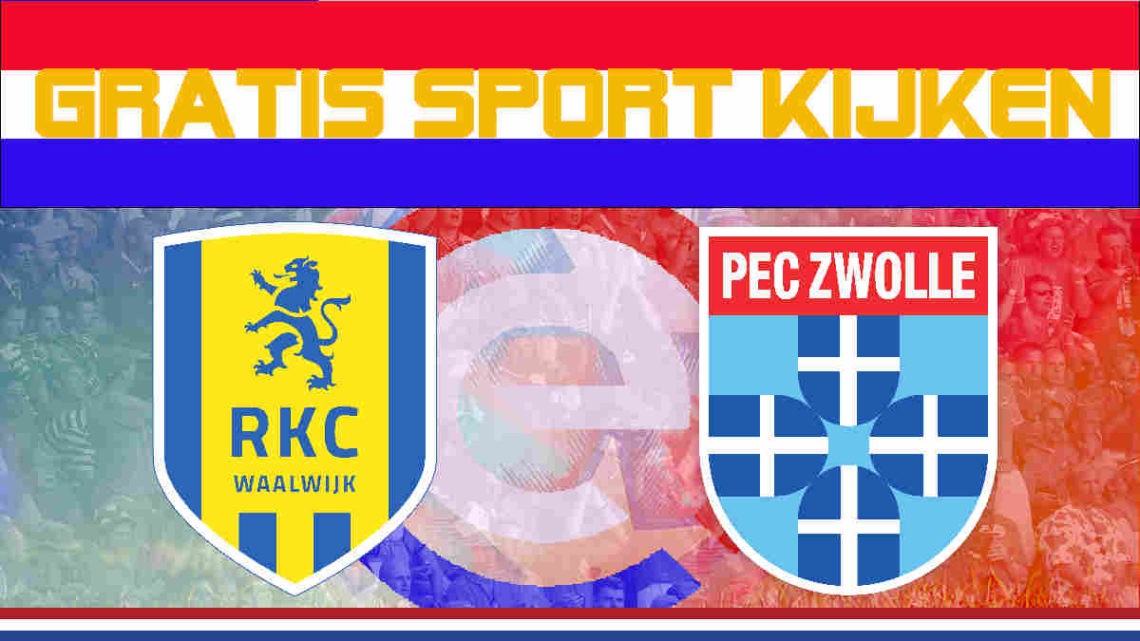 Livestream RKC Waalwijk vs PEC Zwolle