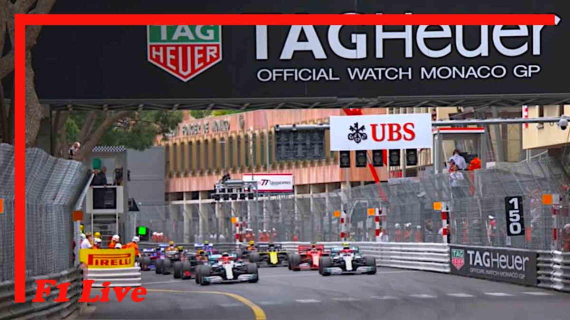 F1 Livestream GP van Monaco 2022