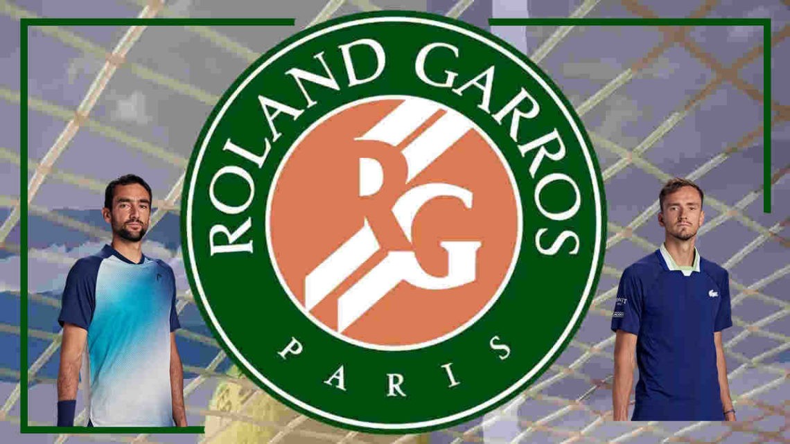 Roland Garros Live Marin Cilic vs Daniil Medvedev