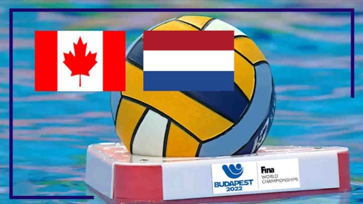 WK Waterpolo Live Canada vs Nederland