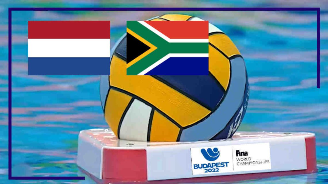 Live WK Waterpolo Nederland - Zuid-Afrika