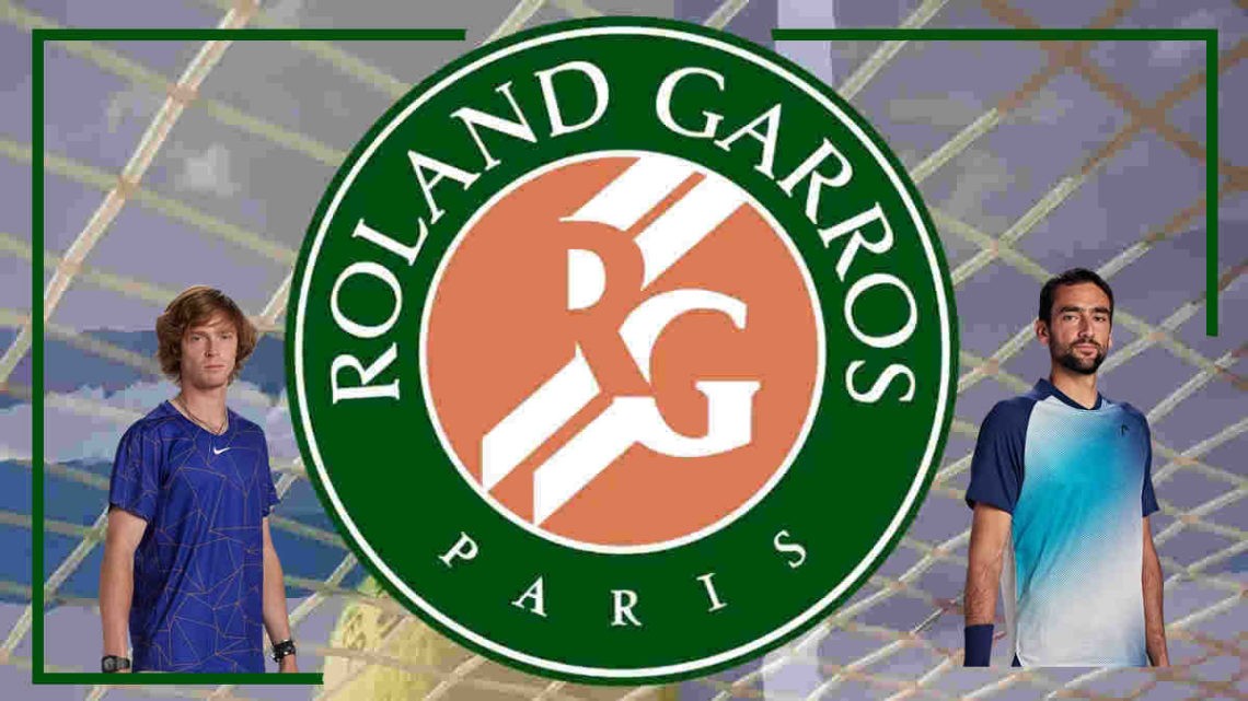 Roland Garros Live Andrey Rublev vs Marin Cilic