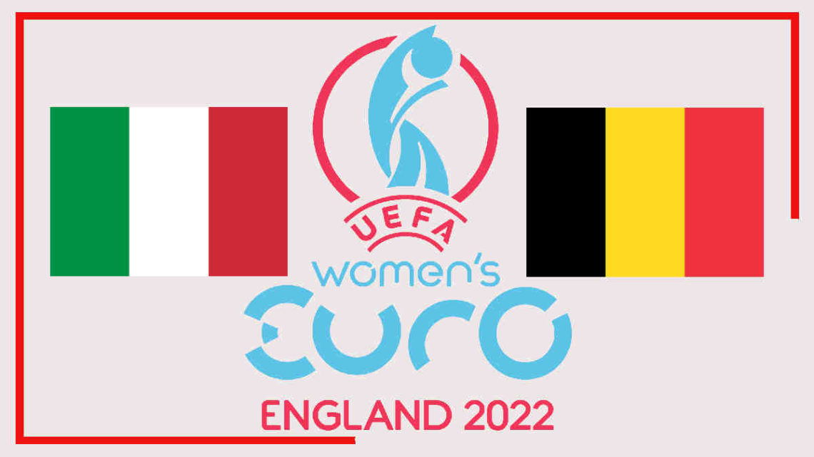 Live Women's Euro Italië vs België