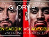 GLORY 81 Kickboxing Live Ben Saddik - Benjamin Adegbuyi