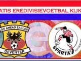 Livestream Go Ahead Eagles - Sparta Rotterdam