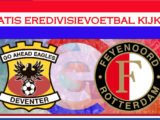 Livestream Go Ahead Eagles - Feyenoord Rotterdam