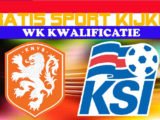 Livestream WK Kwalificatie Nederland - IJsland