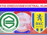 Livestream FC Groningen - RKC