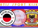 Livestream 20.00 uur: Excelsior - Go Ahead Eagles