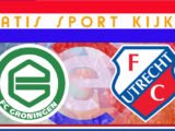 Livestream 20.00 uur FC Groningen - FC Utrecht