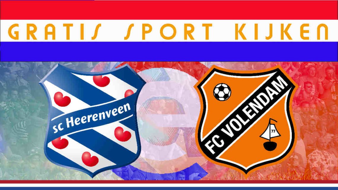 Livestream 21.00 uur SC Heerenveen - FC Volendam
