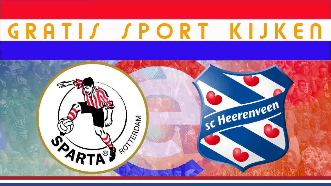 Livestream 21.00 uur: Sparta - SC Heerenveen