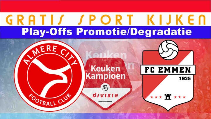 Livestream 20.00 uur Play-Offs Almere City FC - FC Emmen