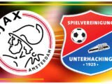 Livestream 17.00 uur: Ajax - Unterhaching