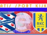 Livestream 18.45 uur | SC Heerenveen - RKC Waalwijk