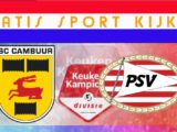 Livestream 20.00u SC Cambuur - Jong PSV