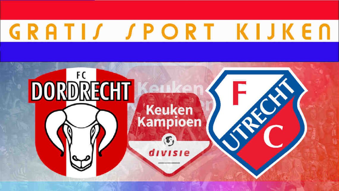 Livestream 20.00u | FC Dordrecht - Jong FC Utrecht