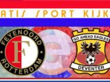 Livestream 16.30u: Feyenoord - Go Ahead Eagles