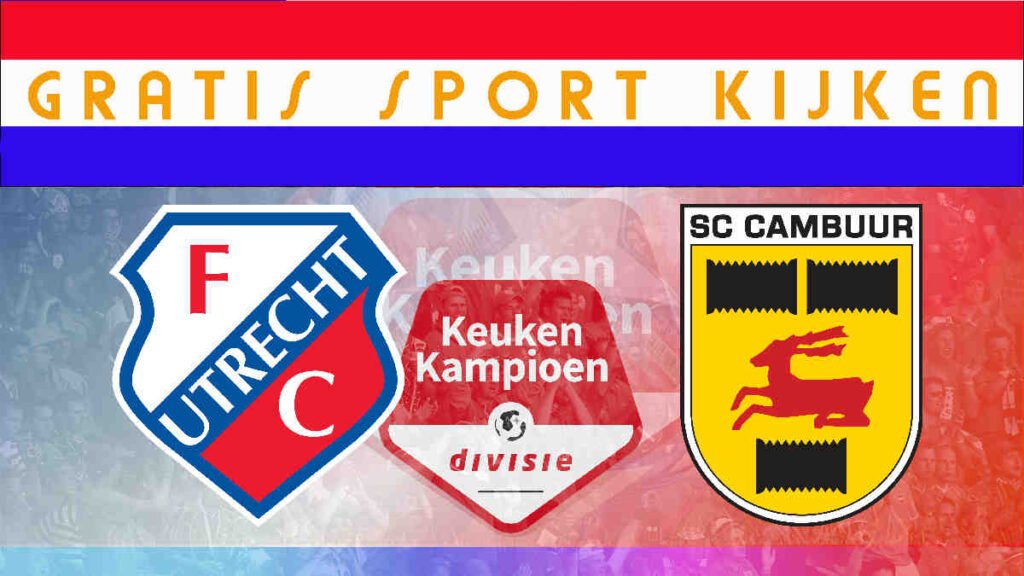 Livestream 20.00u | Jong FC Utrecht - SC Cambuur