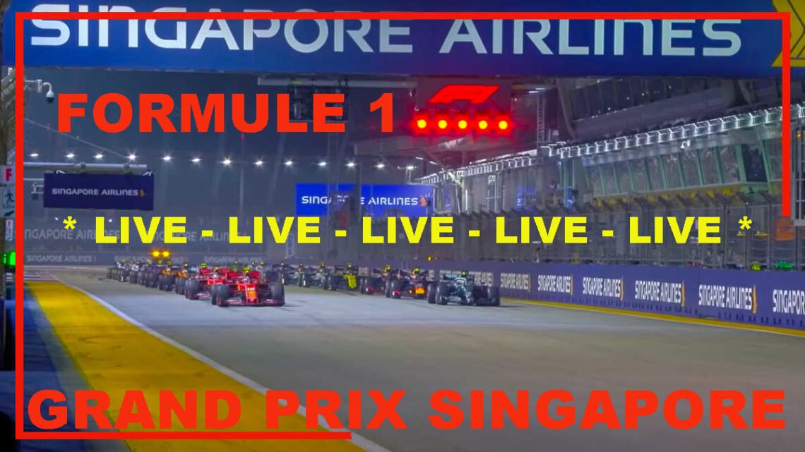 Livestream 14.00u | Formule 1 Grand Prix Singapore 2023