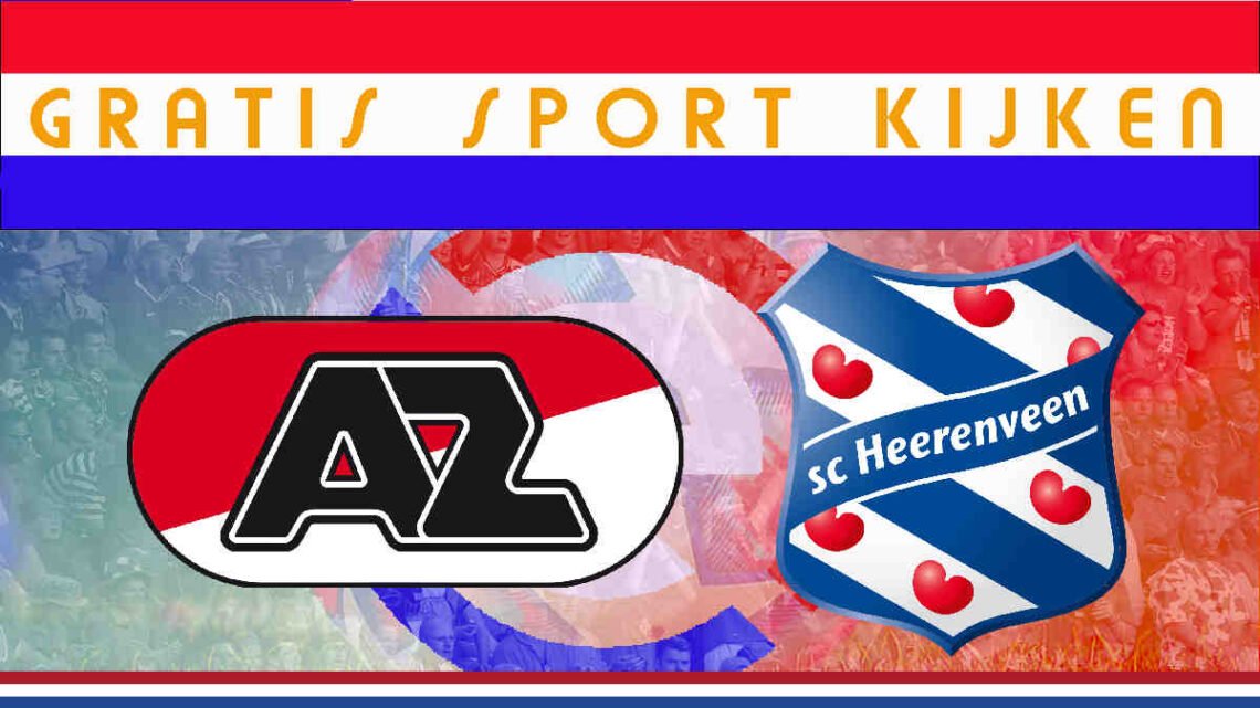 AZ Alkmaar - SC Heerenveen 21.00 uur livestream