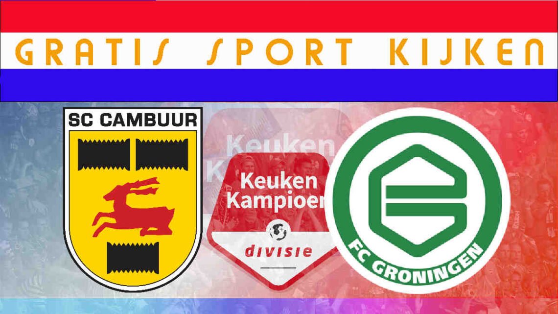 Livestream 12.15 uur: SC Cambuur vs FC Groningen