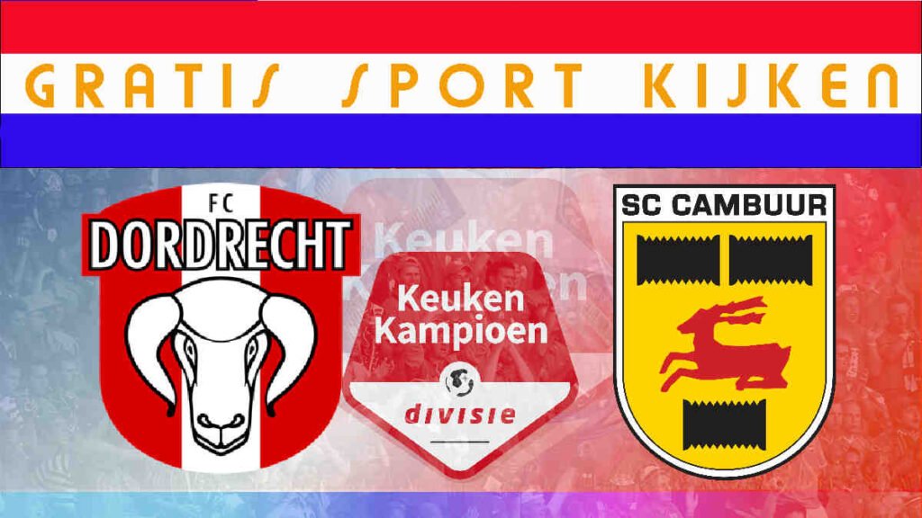 Livestream 20.00u FC Dordrecht - SC Cambuur