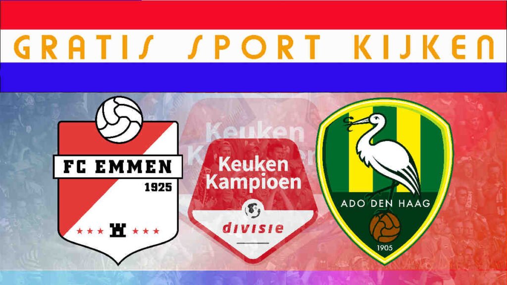 Livestream 19.50u: FC Emmen vs ADO Den Haag